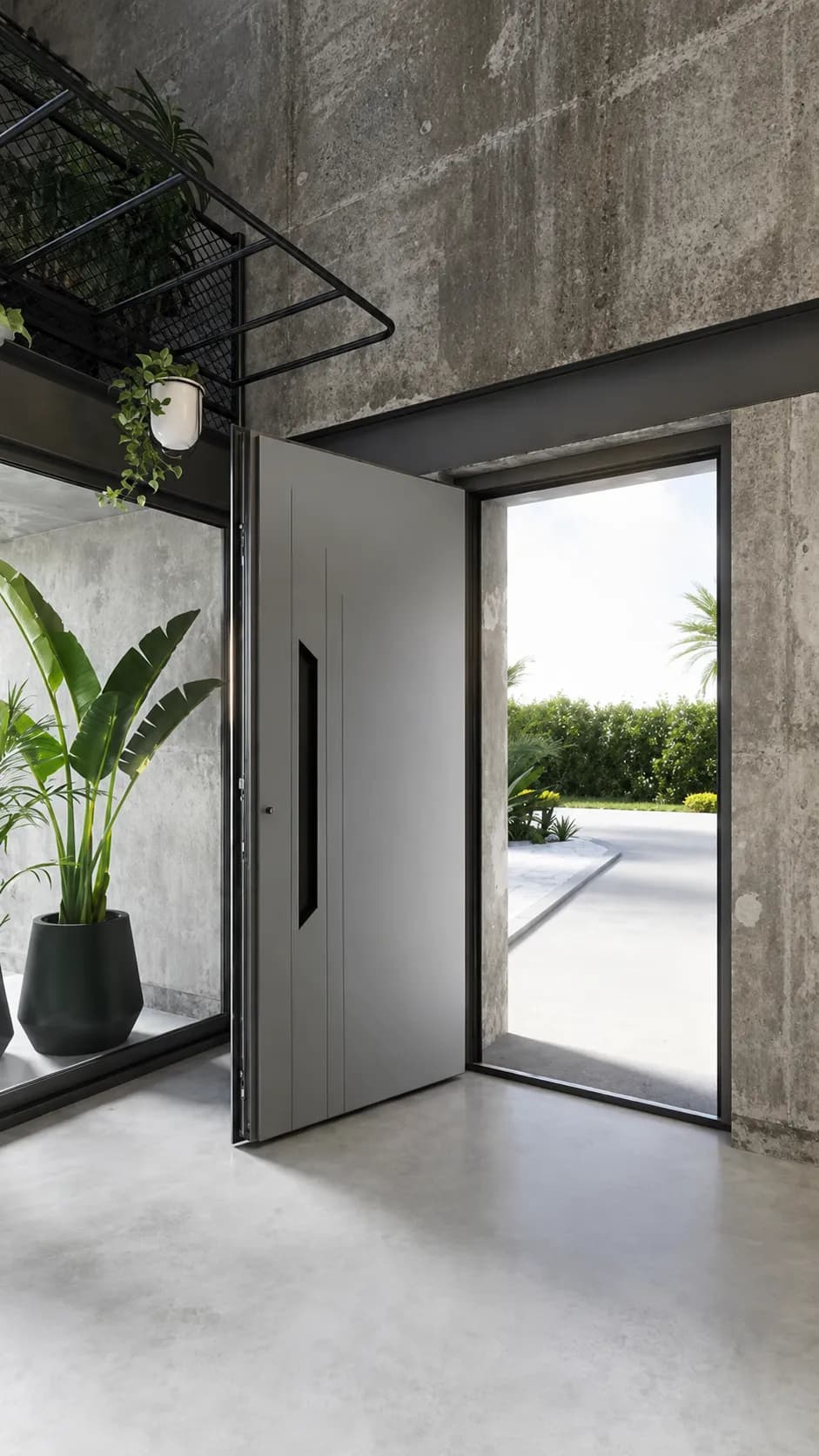 porte d’entrée-aluminium monobloc 100 mm